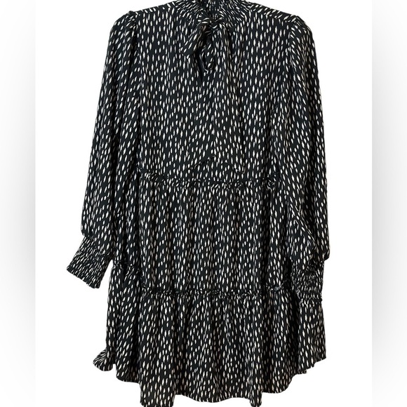 Loveriche Long Sleeves Dress Women’s size S Black/cream - Picture 11 of 12